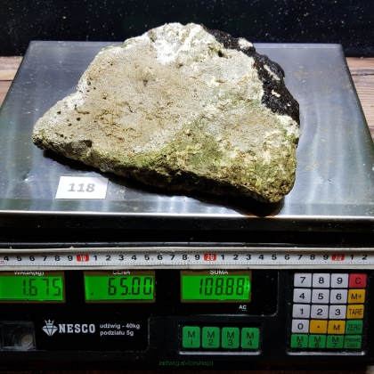 Żywa skała 1.675 kg (65 pln/kg) nr 118