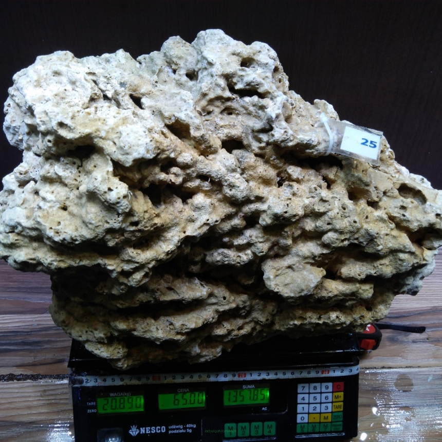 Żywa skała 20.89 kg (78 pln/kg) nr 25