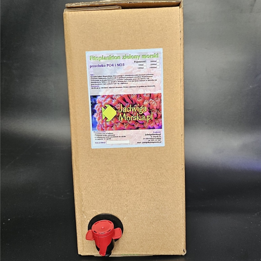  Fitoplankton przeciwko po4 i no3 - 5 L worek z kranem
