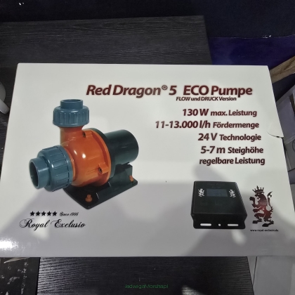 Red Dragon 5 ECO 130 Watt Pompa obiegowa Royal Exclusive 11000 l/h (NOWA)