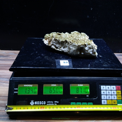 Żywa skała 1.34 kg (65 pln/kg) nr 53