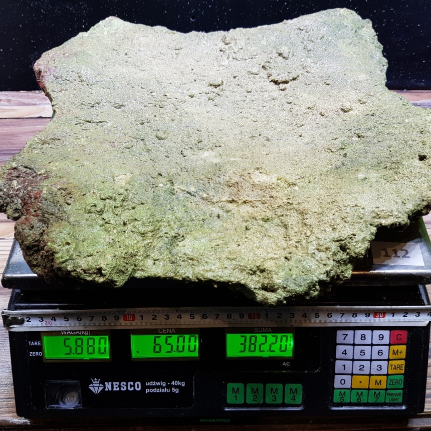 Żywa skała 5.88 kg (65 pln/kg) nr 112