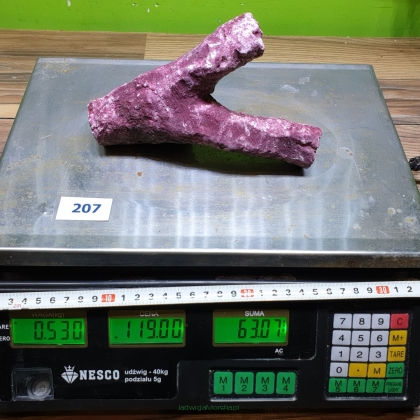 Ekologiczna skała Real reef rock BRANCH 0.53 kg (119 pln/kg) nr 207 (Dobra Cena Bez Rabatu)