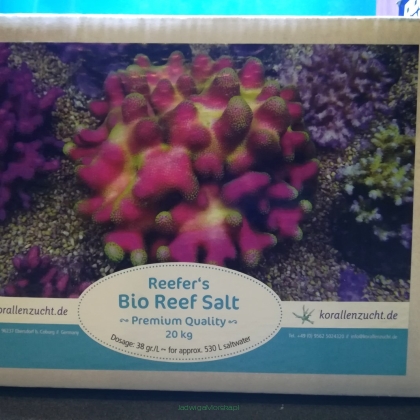 Sól morska Reefer's Bio Reef Salt Premium Quality 20kg (Dobra Cena Bez Rabatu)