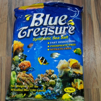 Sól morska Blue Treasure Reef Sea Salt 6.7kg (Dobra Cena Bez Rabatu)