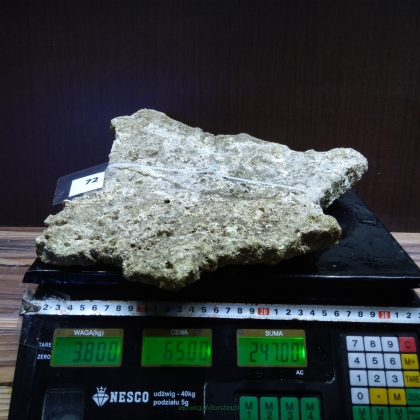Żywa skała 3.8 kg (78 pln/kg) nr 72